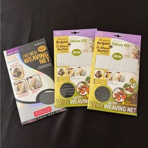 Wide Mesh Weaving Nets - Olive Oil & Shea Butter